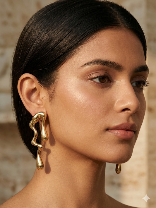 Abstract Drip Earrings