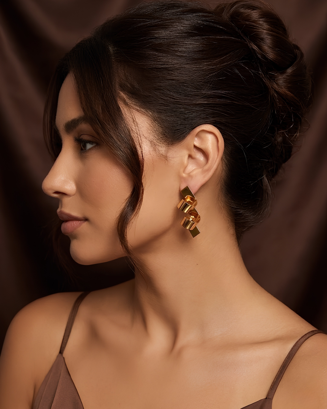 Geometric Fold Earrings