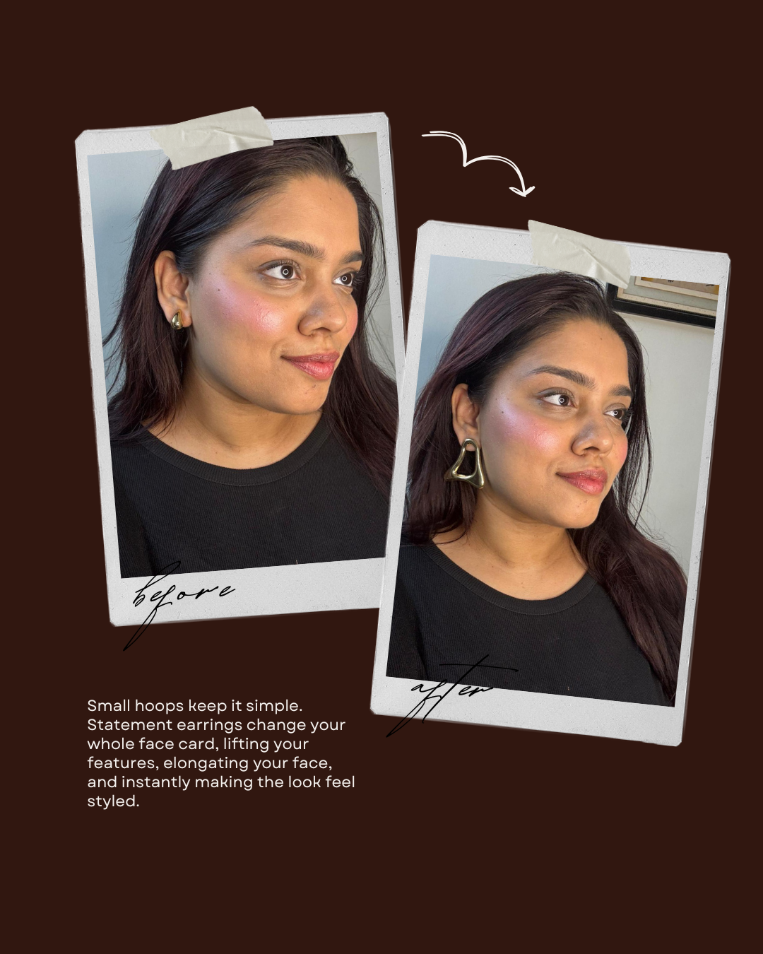 Golden Ripple Earrings
