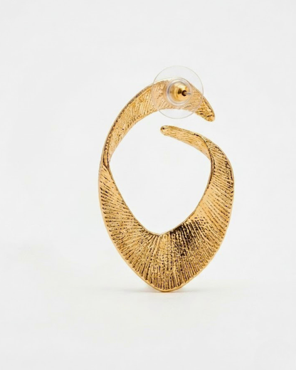Sculptural Gold Studs