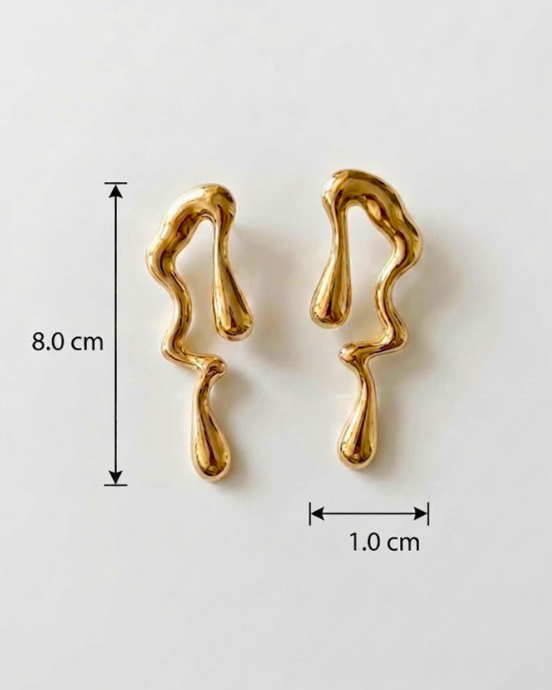 Abstract Drip Earrings