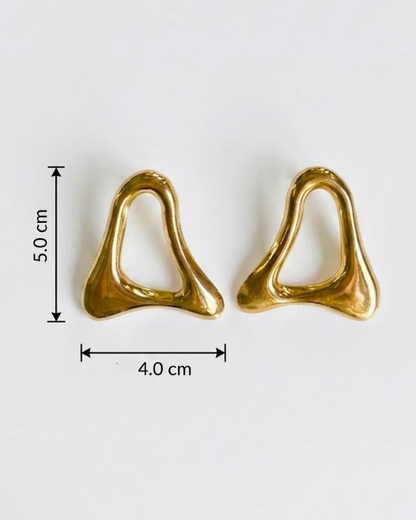 Golden Ripple Earrings