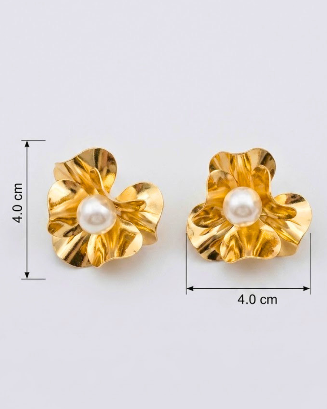 Pearl Flower Earrings