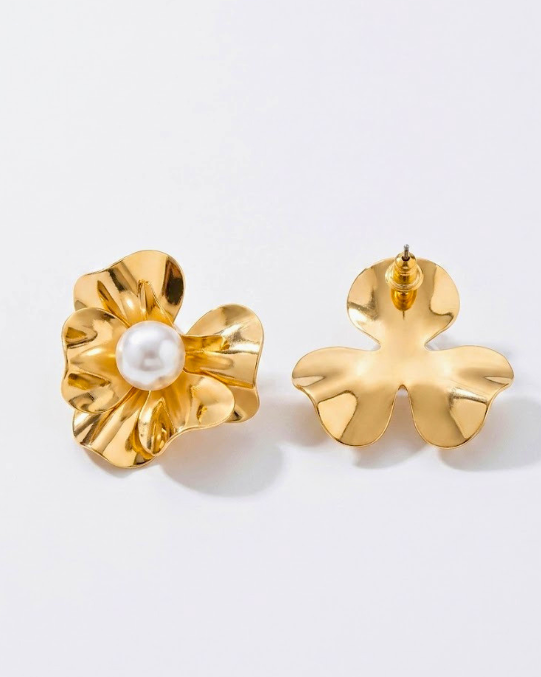 Pearl Flower Earrings