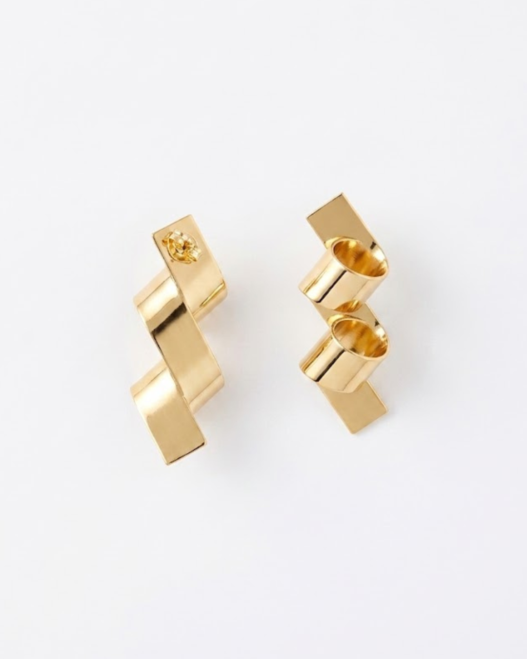 Geometric Fold Earrings