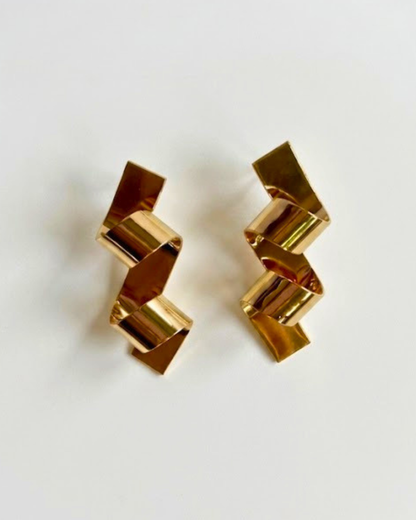 Geometric Fold Earrings