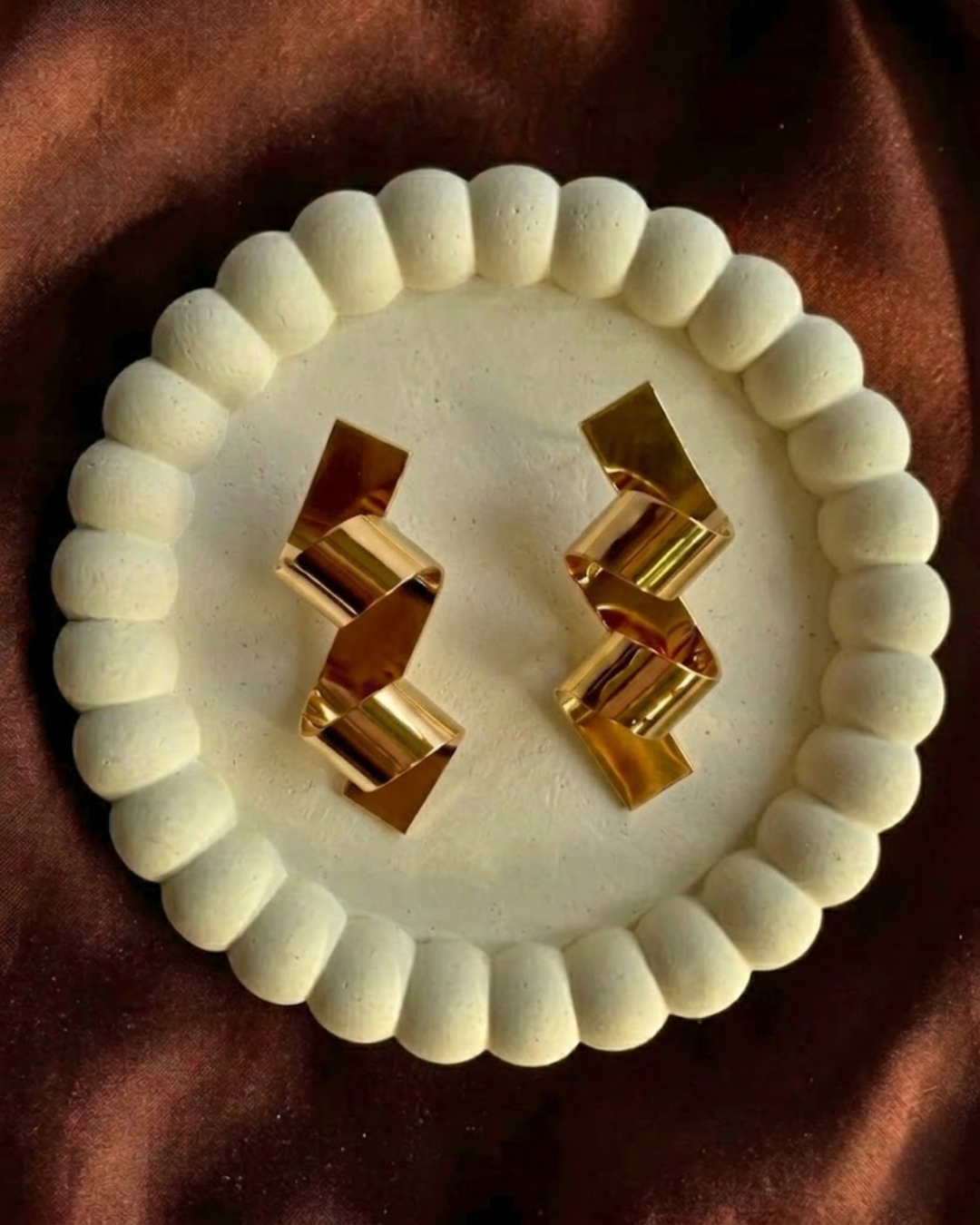 Geometric Fold Earrings
