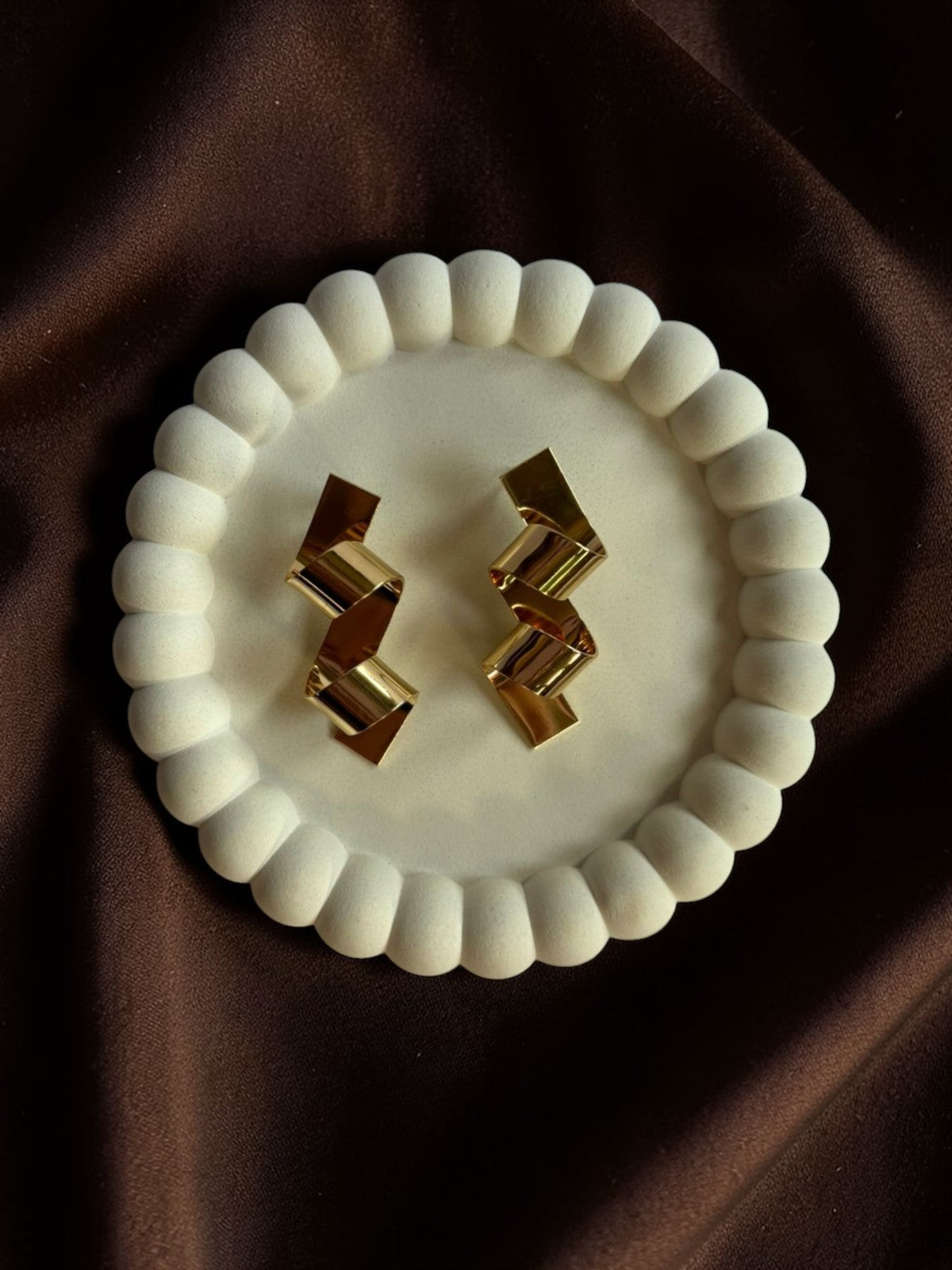 Geometric Fold Earrings