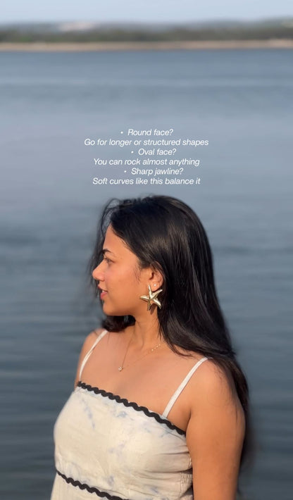 Starfish Statement Earrings